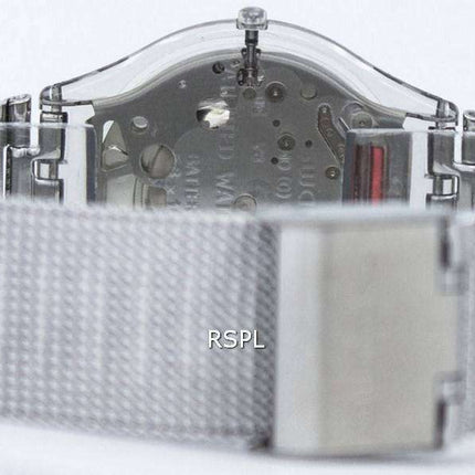 Swatch Skin Metal Knit Quartz SFM118M Women's Watch