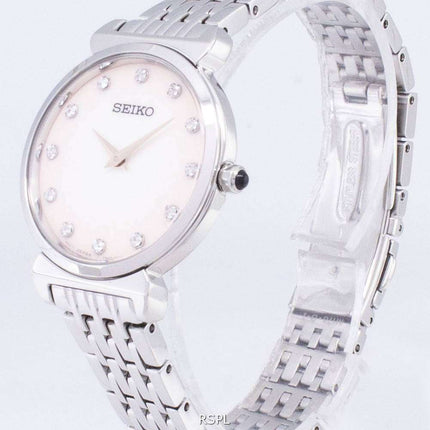 Seiko Quartz SFQ803 SFQ803P1 SFQ803P Diamond Accents Women's Watch