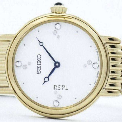 Seiko Quartz Swarovski Crystals SFQ804 SFQ804P1 SFQ804P Women's Watch