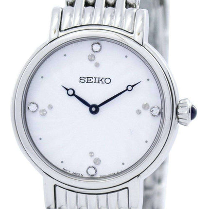 Seiko Quartz Swarovski Crystals SFQ805 SFQ805P1 SFQ805P Women's Watch
