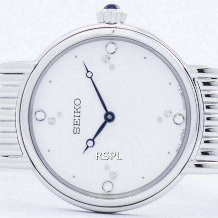 Seiko Quartz Swarovski Crystals SFQ805 SFQ805P1 SFQ805P Women's Watch