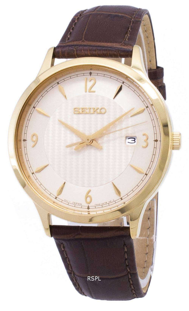 Seiko Quartz SGEH86 SGEH86P1 SGEH86P Analog Men's Watch