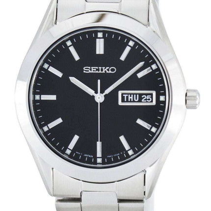 Seiko Quartz Black Dial SGGA25 SGGA25P1 SGGA25P Men's Watch
