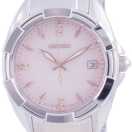 Seiko Discover More Diamond Accents Quartz SKK725 SKK725P1 SKK725P 100M Womens Watch