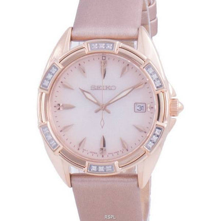 Seiko Diamond Accents Quartz SKK726 SKK726P1 SKK726P 100M Womens Watch