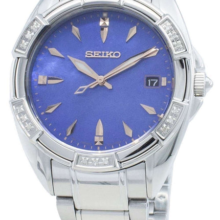 Seiko Classic SKK881P SKK881P1 SKK881 Diamond Accents Quartz Women's Watch