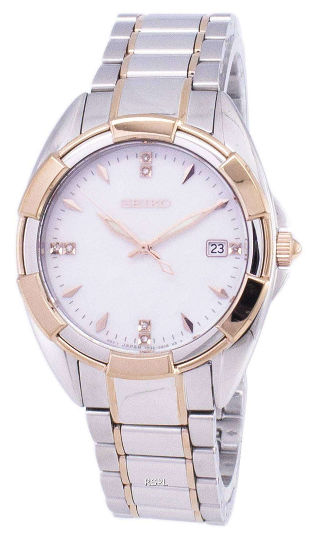 Seiko Quartz Diamond Accents SKK888 SKK888P1 SKK888P Women's Watch