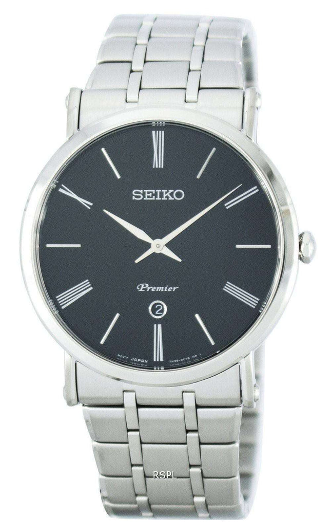 Seiko Premier Quartz SKP393 SKP393P1 SKP393P Men's Watch