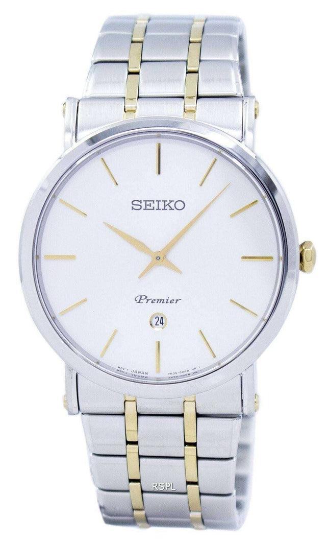 Seiko Premier Quartz Analog SKP400 SKP400P1 SKP400P Men's Watch