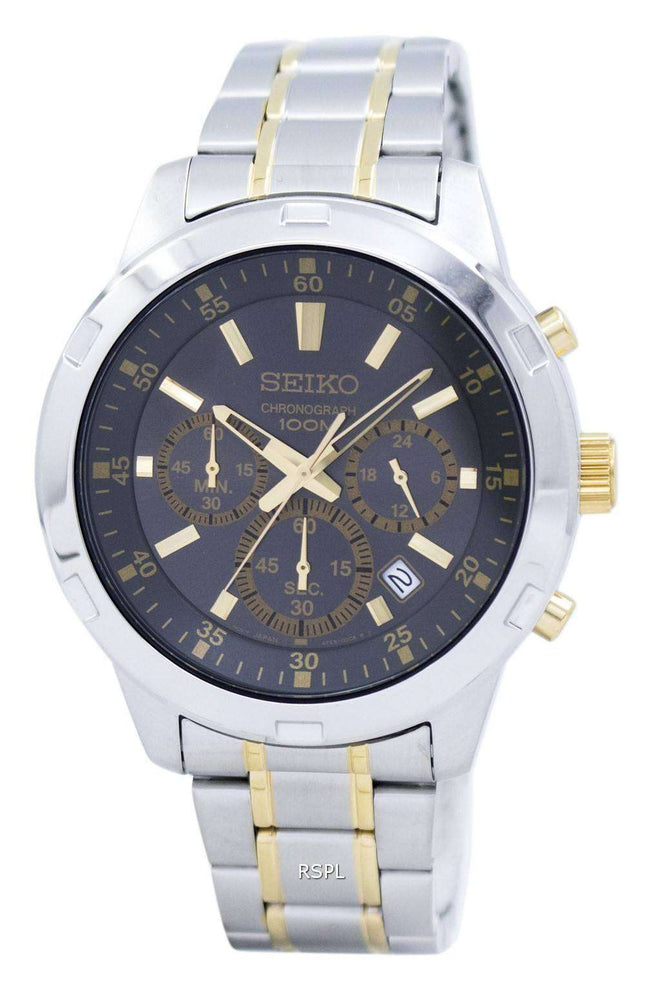Seiko Chronograph Quartz SKS609 SKS609P1 SKS609P Men's Watch