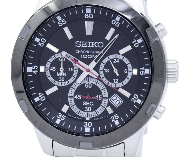 Black Dial Sks611p1 Seiko Seiko Chronograph Quartz SKS611 SKS611P1