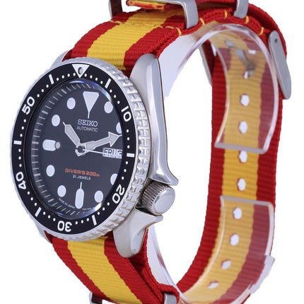 Seiko Automatic Divers Japan Made Polyester SKX007J1-var-NATO29 200M Mens Watch