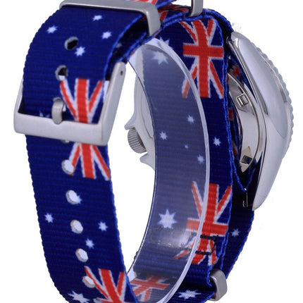 Seiko Automatic Divers Japan Made Polyester SKX007J1-var-NATO30 200M Mens Watch