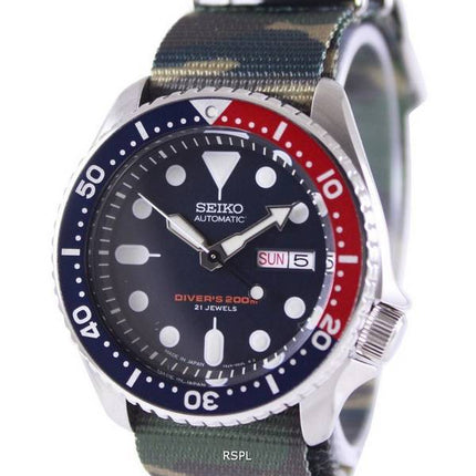 Seiko Automatic Diver's 200M Army NATO Strap SKX009J1-NATO5 Men's Watch