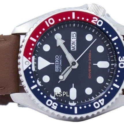 Seiko Automatic Diver's 200M Ratio Brown Leather SKX009K1-LS12 Men's Watch