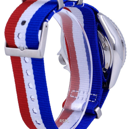 Seiko Automatic Divers Japan Made Polyester SKX011J1-var-NATO25 200M Mens Watch