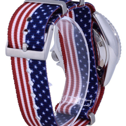 Seiko Automatic Divers Japan Made Polyester SKX011J1-var-NATO27 200M Mens Watch