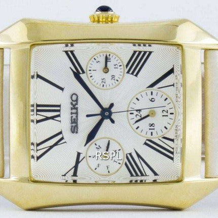 Seiko Rectangular Multi-Function Quartz Analog SKY736P2 Women's Watch