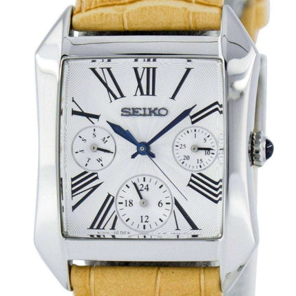 Seiko Rectangular Multi-Function Quartz Analog SKY737P2 Women's Watch