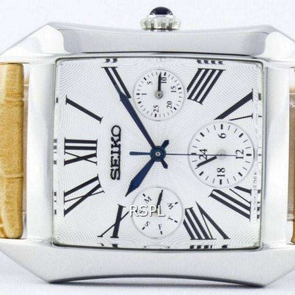 Seiko Rectangular Multi-Function Quartz Analog SKY737P2 Women's Watch