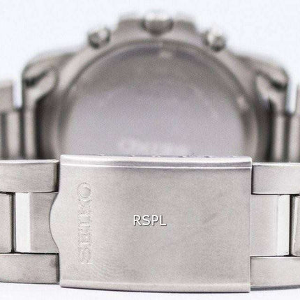 Seiko Titanium Alarm Chronograph SNA113 SNA113P1 SNA113P Mens Watch