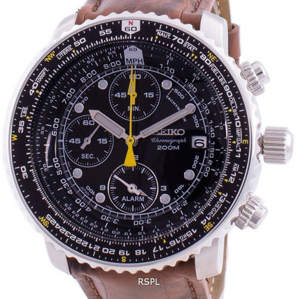 Seiko Pilots Flight SNA411P1-VAR-LS7 Quartz Chronograph 200M Mens Watch