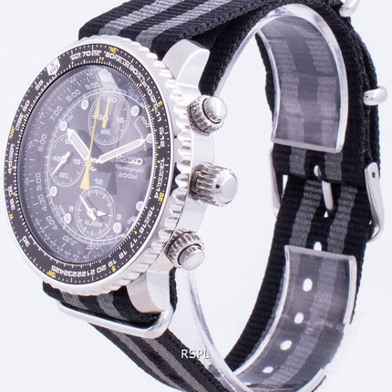 Seiko Pilot's Flight SNA411P1-VAR-NATO1 Quartz Chronograph 200M Men's Watch