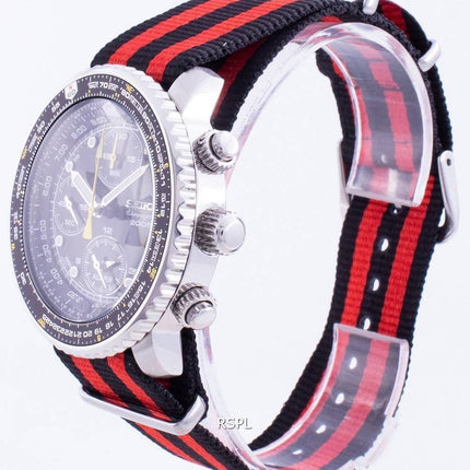 Seiko Pilot's Flight SNA411P1-VAR-NATO3 Quartz Chronograph 200M Men's Watch