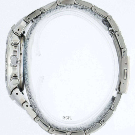 Seiko Titanium Chronograph Quartz Alarm Tachymeter SNAB91 SNAB91P1 SNAB91P Men's Watch