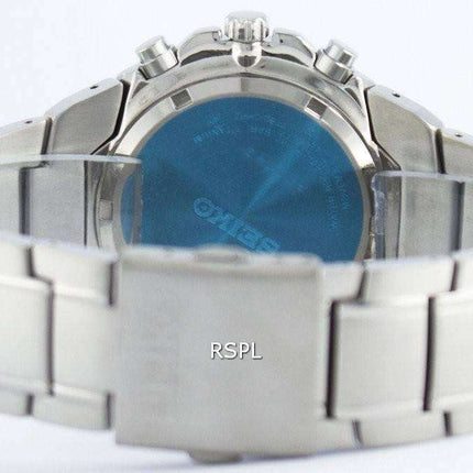 Seiko Titanium Chronograph Quartz Alarm Tachymeter SNAB91 SNAB91P1 SNAB91P Men's Watch