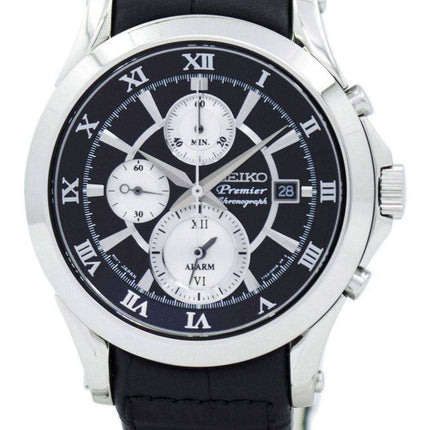 Seiko Premier Chronograph Alarm SNAD29 SNAD29P1 SNAD29P Men's Watch