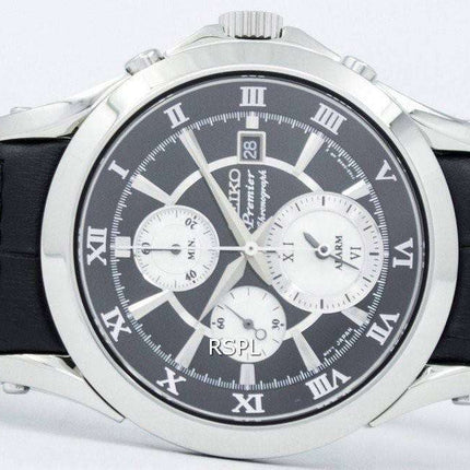 Seiko Premier Chronograph Alarm SNAD29 SNAD29P1 SNAD29P Men's Watch