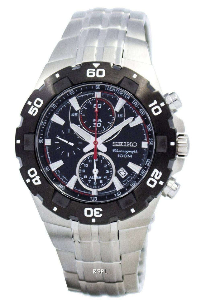 Seiko Alarm Chronograph SNAD35 SNAD35P1 SNAD35P Men's Watch