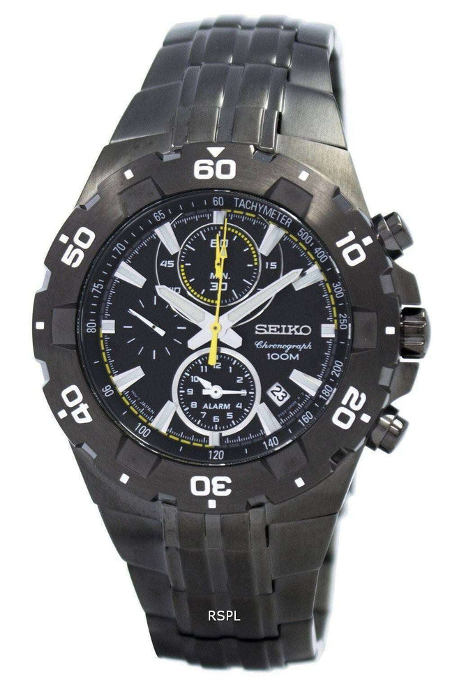 Seiko Alarm Chronograph SNAD37 SNAD37P1 SNAD37P Men's Watch