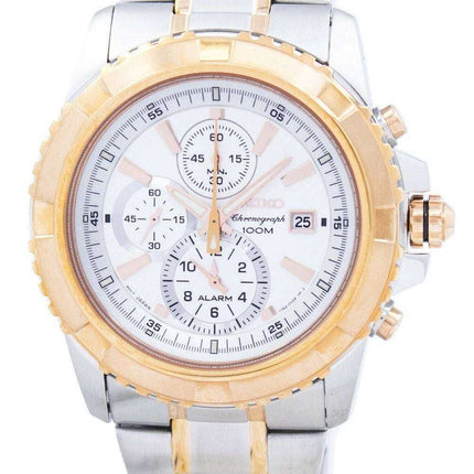 Seiko Chronograph Alarm Quartz SNAE08 SNAE08P1 SNAE08P Men's Watch