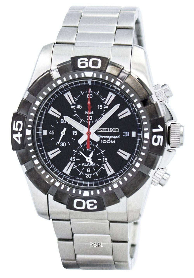 Seiko Chronograph Diver Alarm SNAE25 SNAE25P1 SNAE25P Men's Watch