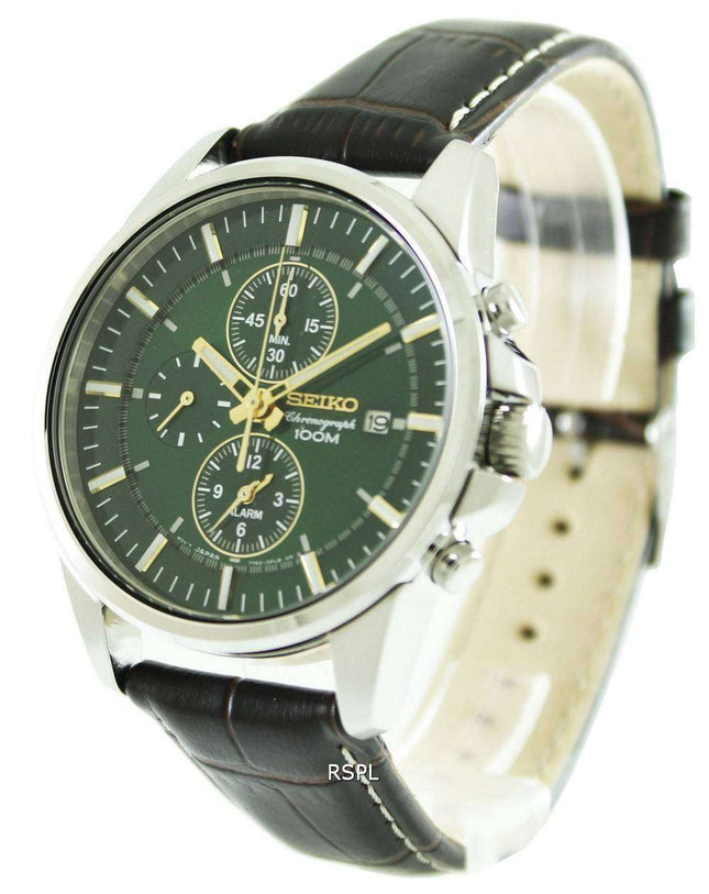 Seiko Chronograph SNAF09P1 SNAF09P Mens Watch