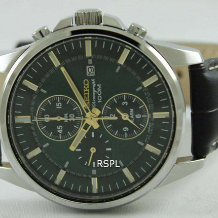 Seiko Chronograph SNAF09P1 SNAF09P Mens Watch