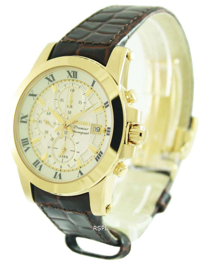 Seiko Premier Chronograph SNAF30P1 SNAF30P Mens Watch