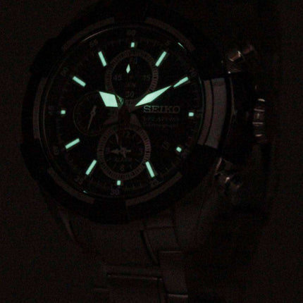 Seiko Velatura Alarm Chronograph SNAF39 SNAF39P1 SNAF39P Men's Watch