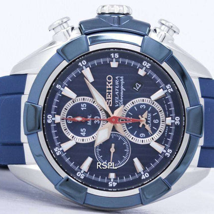 Seiko Velatura Chronograph Alarm Quartz SNAF59 SNAF59P1 SNAF59P Men's Watch