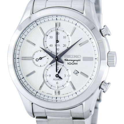 Seiko Chronograph Quartz Alarm SNAF63 SNAF63P1 SNAF63P Men's Watch