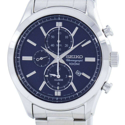 Seiko Quartz Alarm Chronograph SNAF65 SNAF65P1 SNAF65P Men's Watch