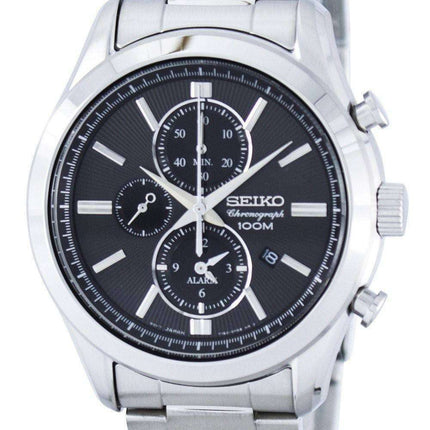 Seiko Chronograph Quartz Alarm SNAF67 SNAF67P1 SNAF67P Men's Watch