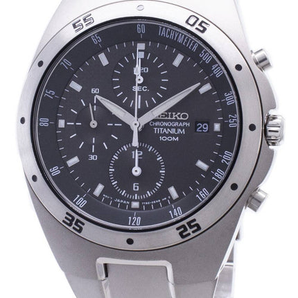 Refurbished Seiko Titanium Chronograph SND419 SND419P1 SND419P Men's Watch