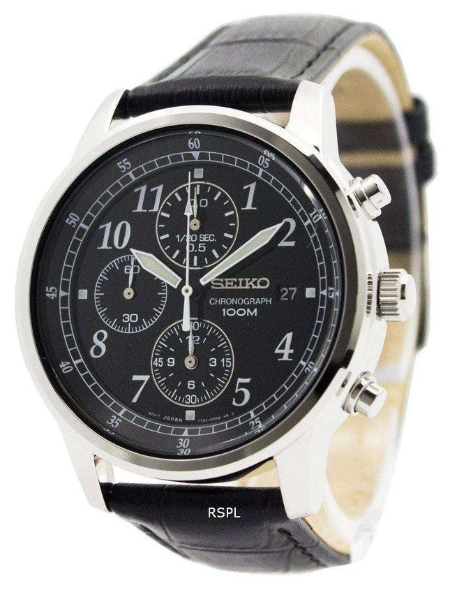 Seiko Chronograph SNDC33 SNDC33P1 SNDC33P Quartz Men's Watch