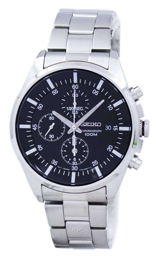 Seiko Chronograph Quartz SNDC81 SNDC81P1 SNDC81P Men's Watch