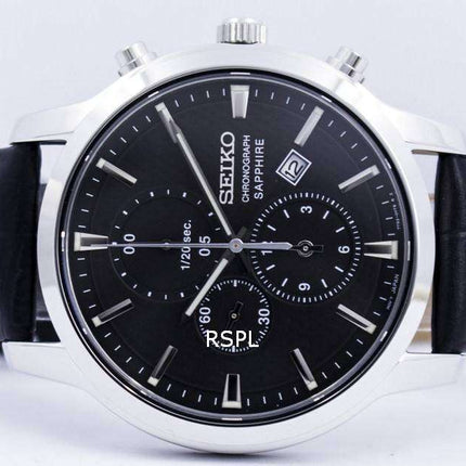 Seiko Chronograph Quartz Sapphire SNDG69 SNDG69P1 SNDG69P Mens Watch