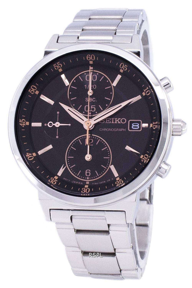 Seiko Chronograph Quartz SNDV23 SNDV23P1 SNDV23P Women's Watch