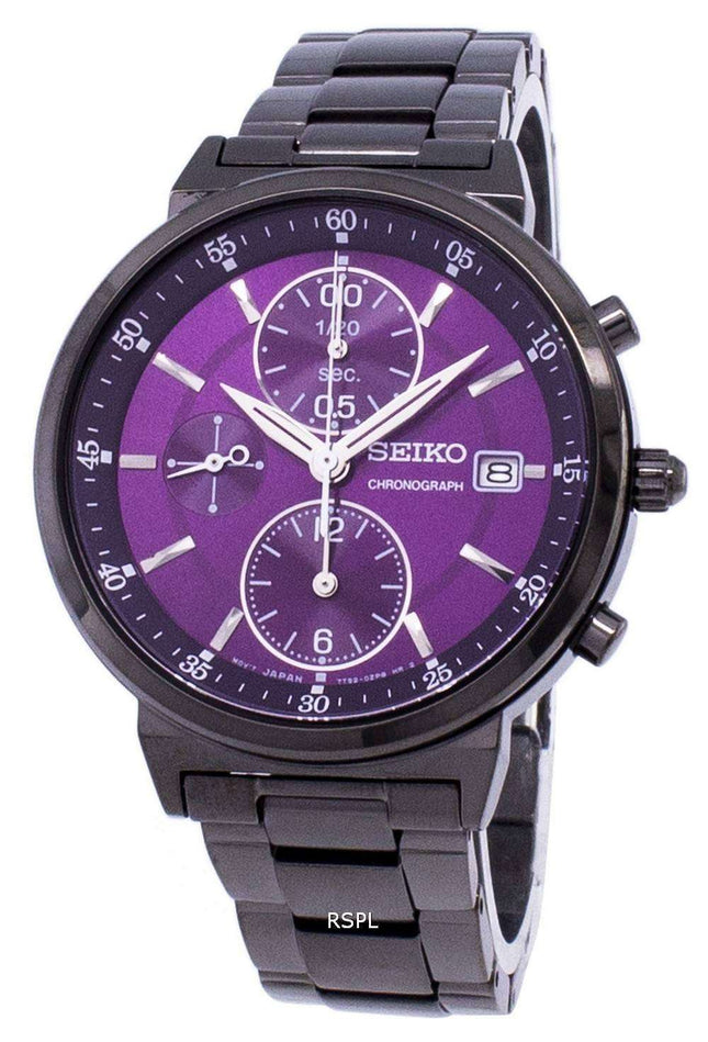 Seiko Chronograph Quartz SNDV25 SNDV25P1 SNDV25P Women's Watch